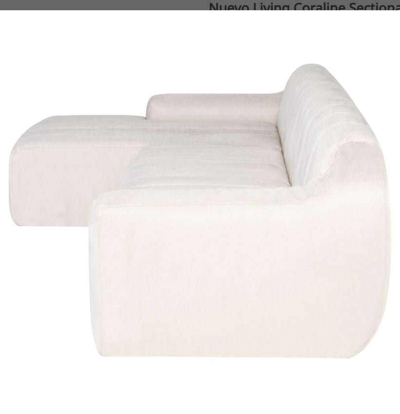 SECTIONNEL MODULABLE CORALINE CHAMPAGNE
