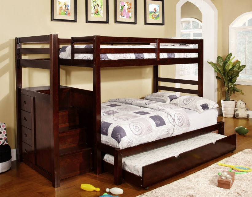 Twin Over Full Staircase Bunk Bed