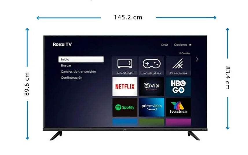 SMART TV 65" - UHD LED TV - JVC