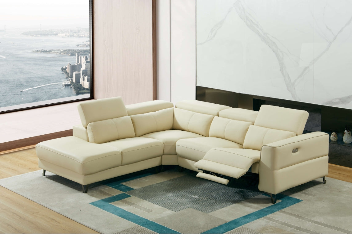 SECTIONNEL MODERNE EN CUIR