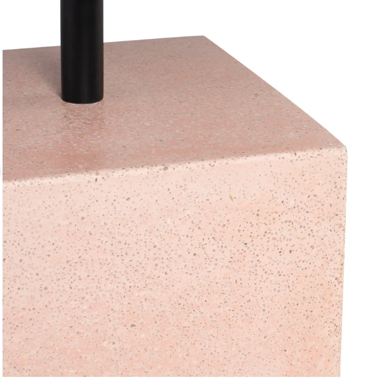 TABLE BASSE DESIGN CUBE NOIR & ROSE AXEL