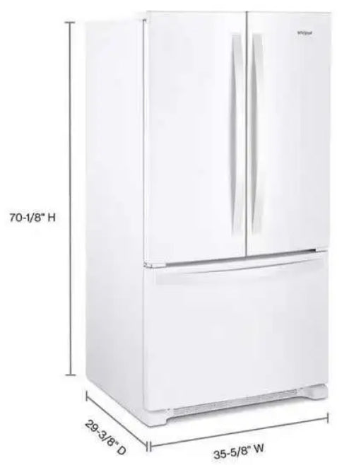 RÉFRIGÉRATEUR - WHIRLPOOL WRB322DMBB -