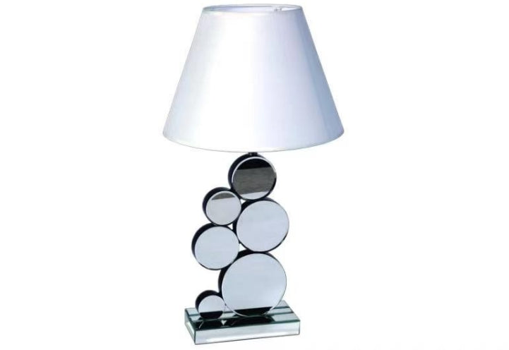 TABLE LAMPE SILVER/ MIRROR