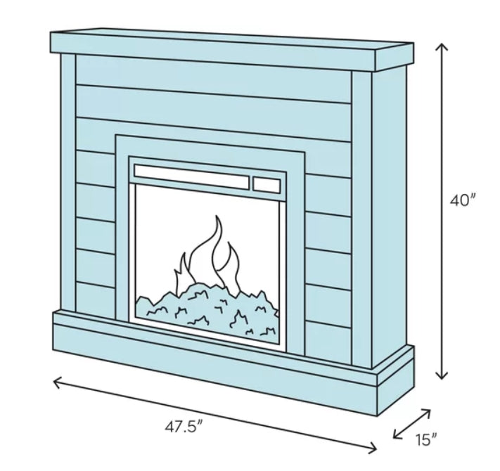 FIREPLACE CRYSTAL ELECTRIC